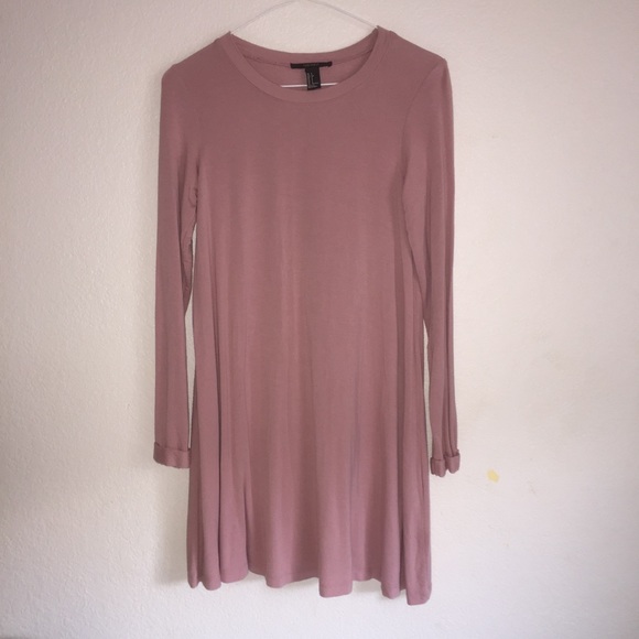Forever 2 Mauve Long Sleeve Dress 